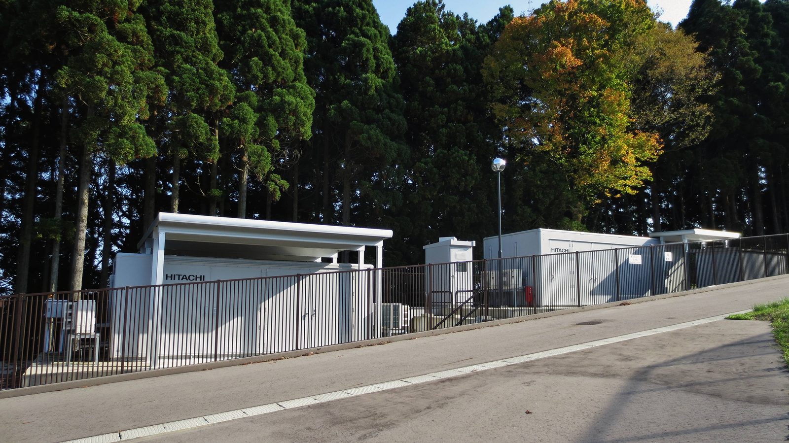 Central inverter cabinet at utility solar plant
